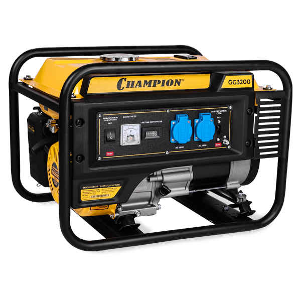 Генератор CHAMPION GG3200 купить по цене 28&nbsp;290 ₽ в интернет магазине ТЕХСАД