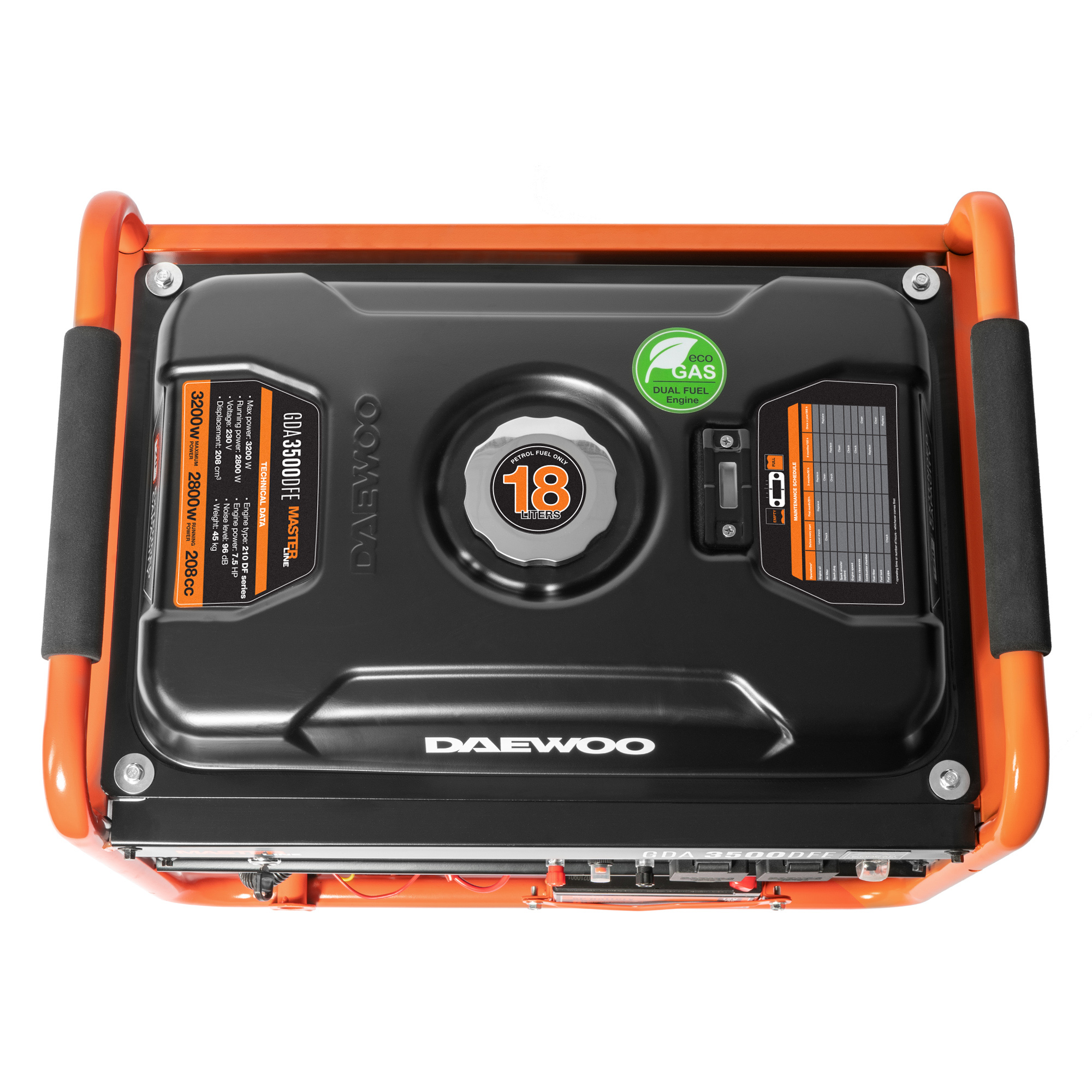 Генератор двухтопливный DAEWOO GDA 3500DFE купить по цене 43&nbsp;990 ₽ в интернет магазине ТЕХСАД