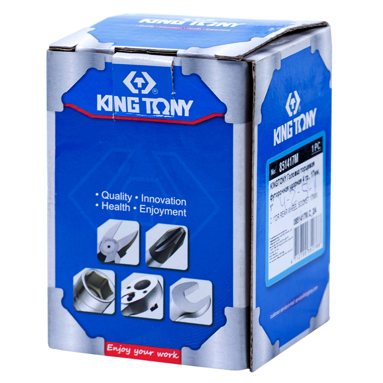 Головка торцевая ударная четырехгранная 1'', 17 мм, футорочная KING TONY 851417M купить по цене 1&nbsp;710 ₽ в интернет магазине ТЕХСАД