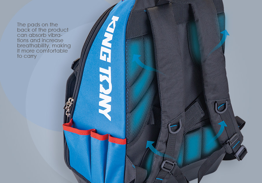 Рюкзак №2, 22 л, для инструмента с логотипом бренда ''KING TONY'' 87723B купить по цене 7&nbsp;220 ₽ в интернет магазине ТЕХСАД