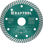KRAFTOOL Ø 115Х22.2 мм, алмазный, сегментный, по армированному бетону, кирпичу диск отрезной TURBO 36682-115 купить по цене 930 ₽ в интернет магазине ТЕХСАД