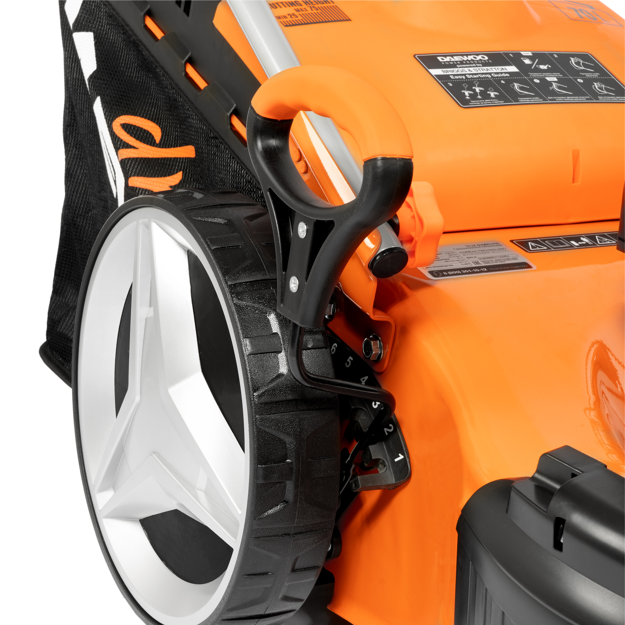 Газонокосилка бензиновая DAEWOO DLM 5100SVRB купить по цене 59&nbsp;990 ₽ в интернет магазине ТЕХСАД