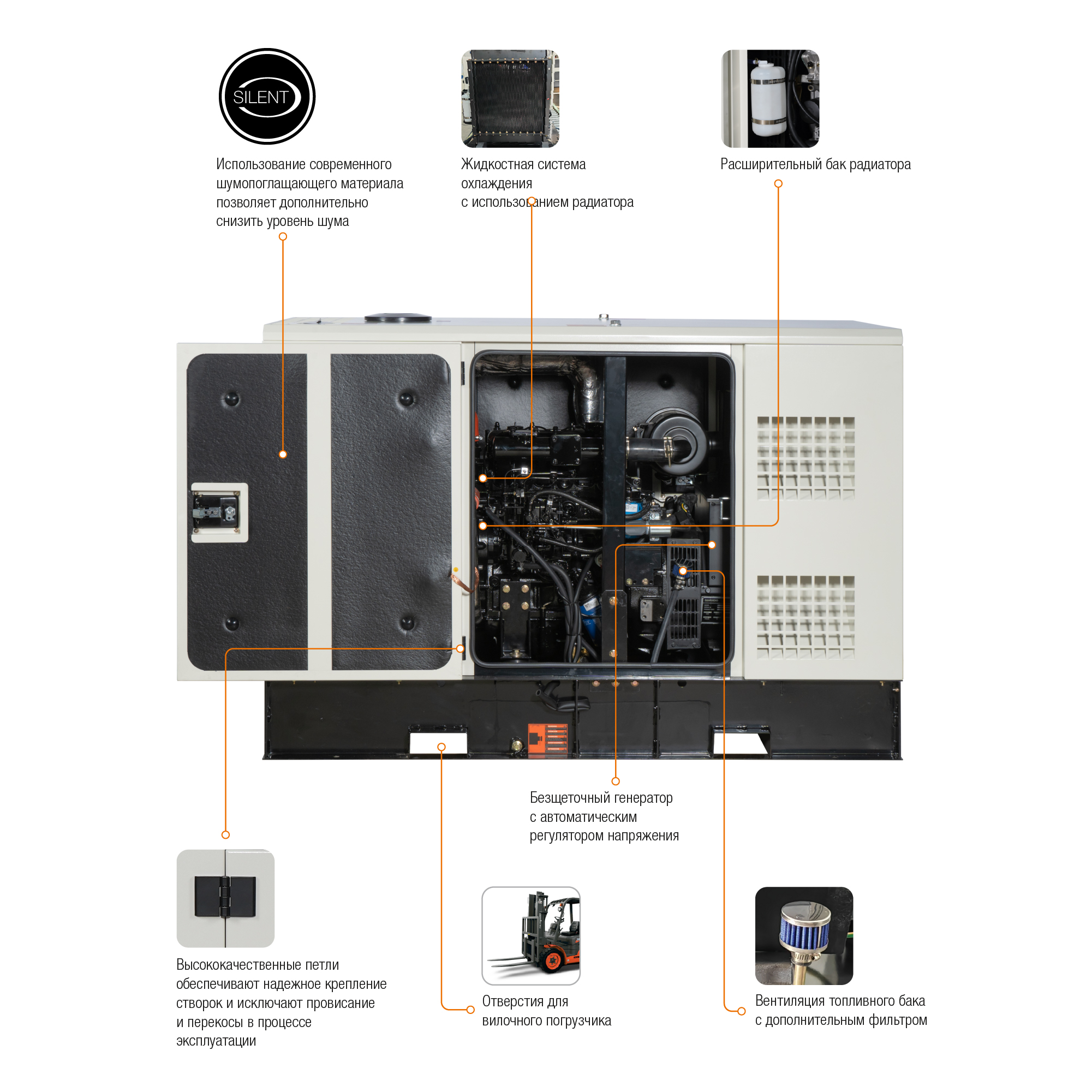 Дизельный генератор DAEWOO DDW 14 SSE-3 купить по цене 659&nbsp;990 ₽ в интернет магазине ТЕХСАД