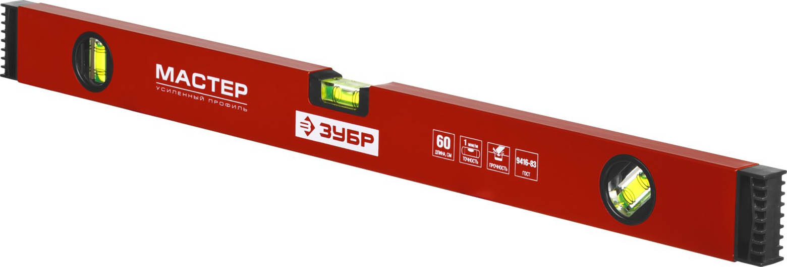 ЗУБР 600 мм, уровень коробчатый 34584-060 купить по цене 301 ₽ в интернет магазине ТЕХСАД