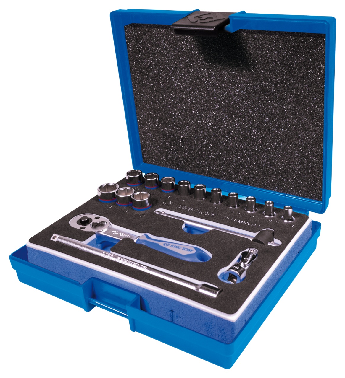 Набор торцевых головок с принадлежностями 1/4'', шестигранные, 4-14 мм, 17 предметов KING TONY 2516MRV03 купить по цене 4&nbsp;740 ₽ в интернет магазине ТЕХСАД