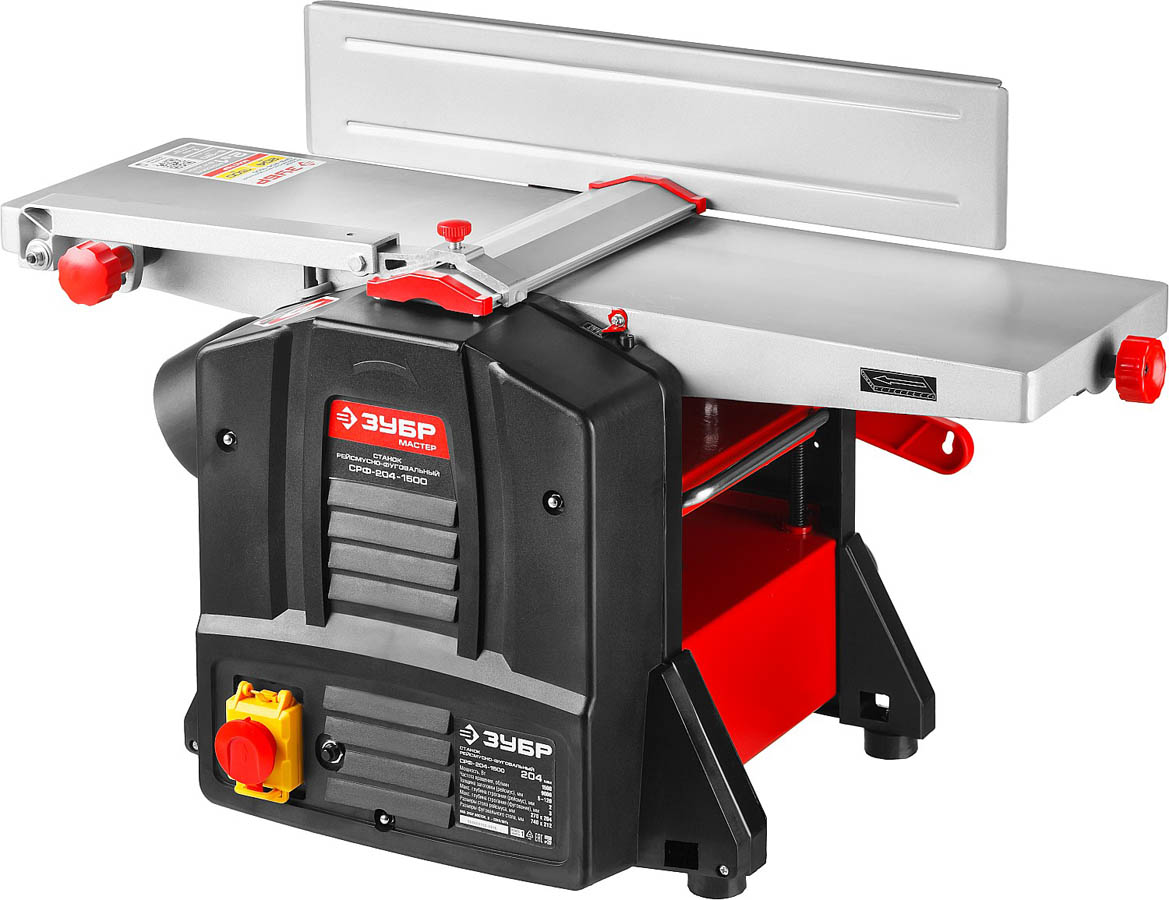 ЗУБР 1500 Вт, 204 мм, станок рейсмусно-фуговальный СРФ-204-1500 Мастер купить по цене 38&nbsp;630 ₽ в интернет магазине ТЕХСАД