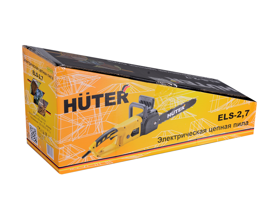 Электропила Huter ELS-2,7 купить по цене 6&nbsp;939 ₽ в интернет магазине ТЕХСАД