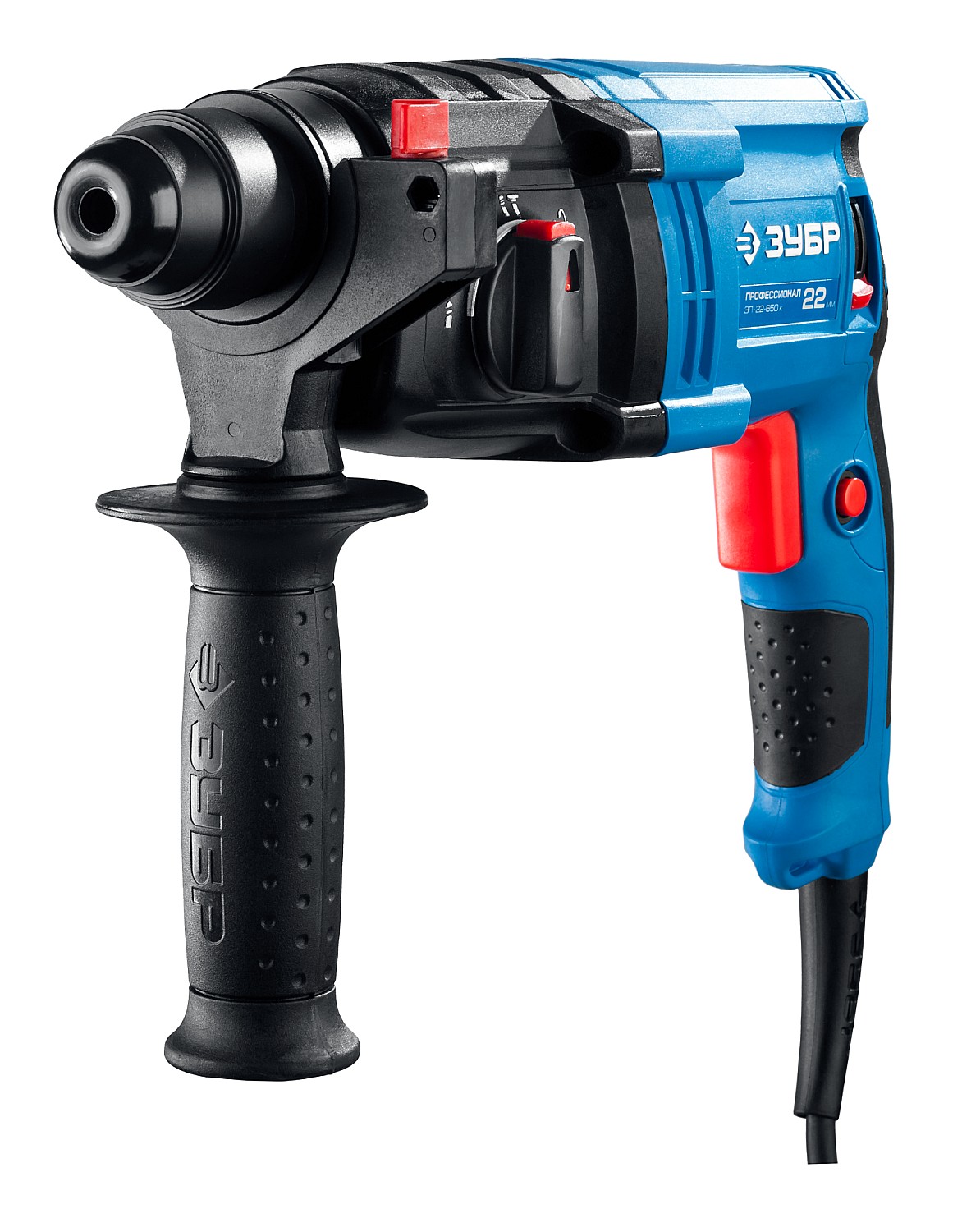 ЗУБР 650 Вт, 0-1950 об/мин, 0-6200 уд/мин, кейс, перфоратор горизонтальный ЗП-22-650 К Профессионал купить по цене 5&nbsp;571 ₽ в интернет магазине ТЕХСАД