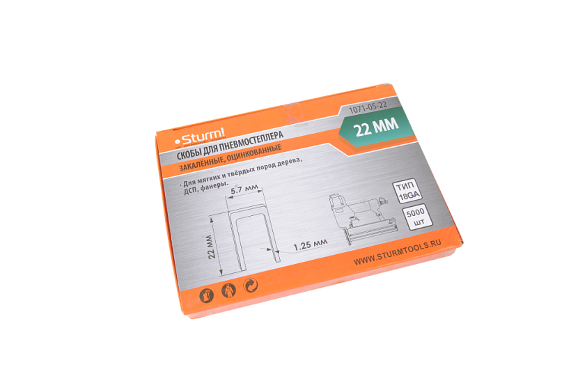 Скобы для пневмо степлера Sturm! 1071-05-22 купить по цене 1&nbsp;110 ₽ в интернет магазине ТЕХСАД
