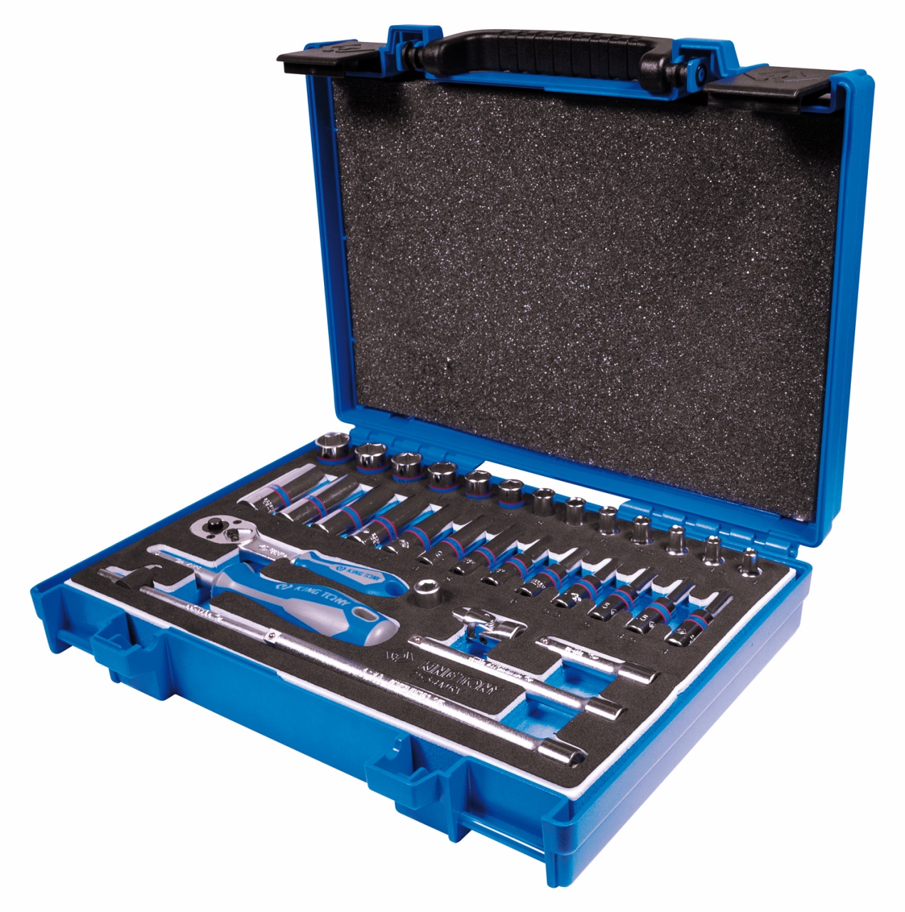 Набор торцевых головок с принадлежностями 1/4'', шестигранные, 4-14 мм, 34 предмета KING TONY 2534MRV купить по цене 8&nbsp;280 ₽ в интернет магазине ТЕХСАД