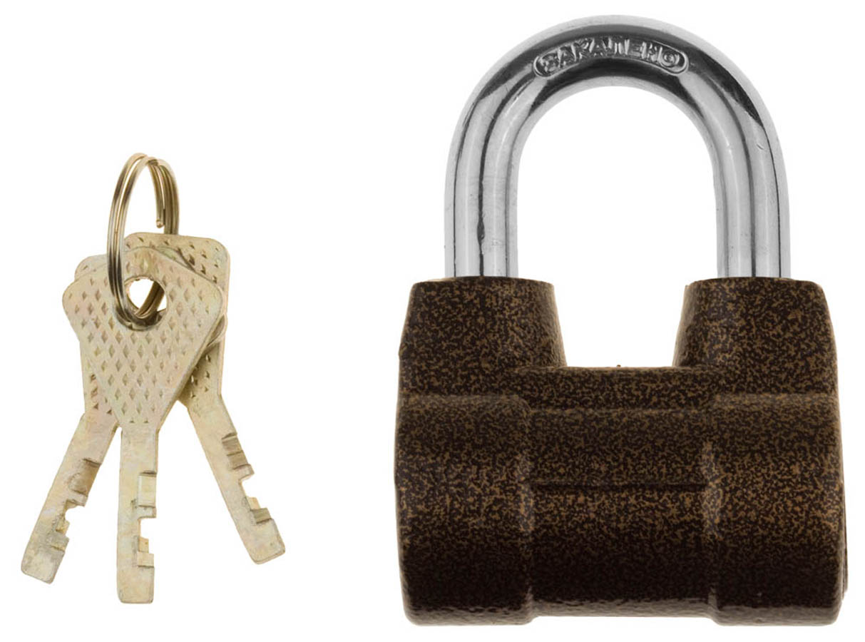 ЗУБР 60х43х30 мм, облегченный, дисковый механизм секрета, ключ 7 PIN, замок навесной 3720-4_z01 купить по цене 580 ₽ в интернет магазине ТЕХСАД