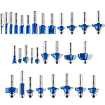 ЗУБР набор профильных фрез по дереву, 30 шт., 28796-H30 Профессионал купить по цене 9&nbsp;500 ₽ в интернет магазине ТЕХСАД