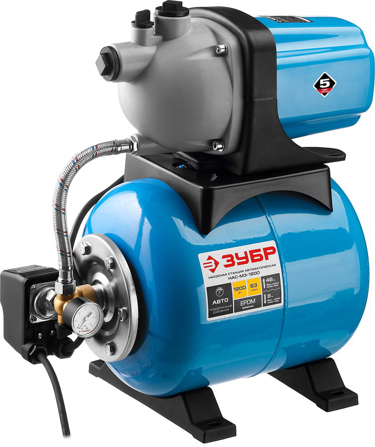 ЗУБР 1200 Вт, 63 л/мин, станция насосная М3 НАС-М3-1200 Мастер купить по цене 18&nbsp;290 ₽ в интернет магазине ТЕХСАД