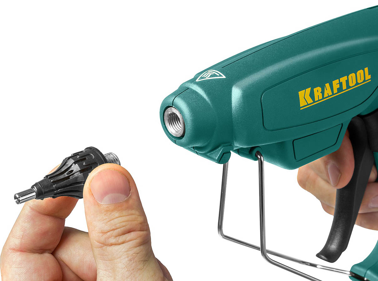 KRAFTOOL 12 мм, 220 Вт, пистолет термоклеящий, электрический PRO 06843-220-12 купить по цене 668 ₽ в интернет магазине ТЕХСАД
