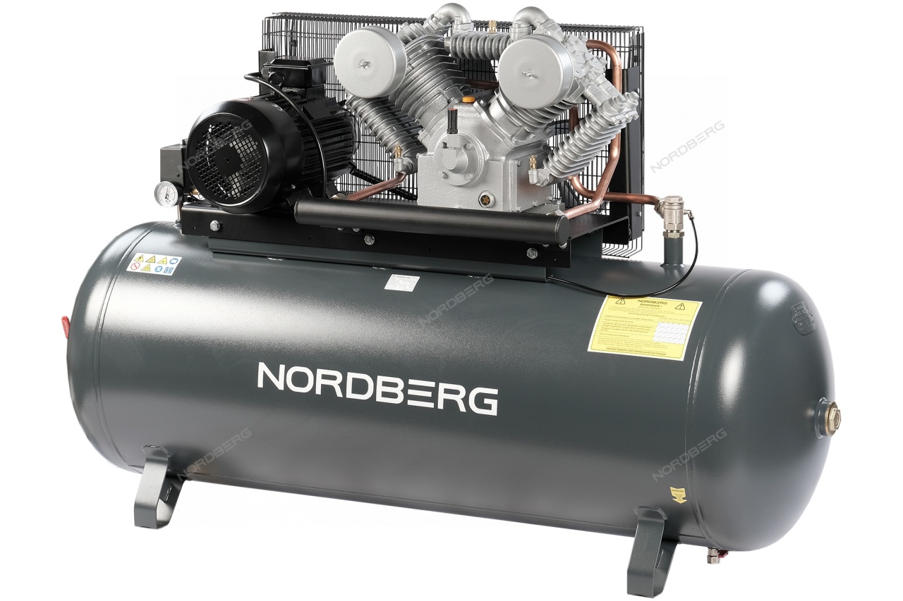 Компрессор поршневой, ременной NORDBERG NCP500/1400-16 купить по цене 314&nbsp;131 ₽ в интернет магазине ТЕХСАД