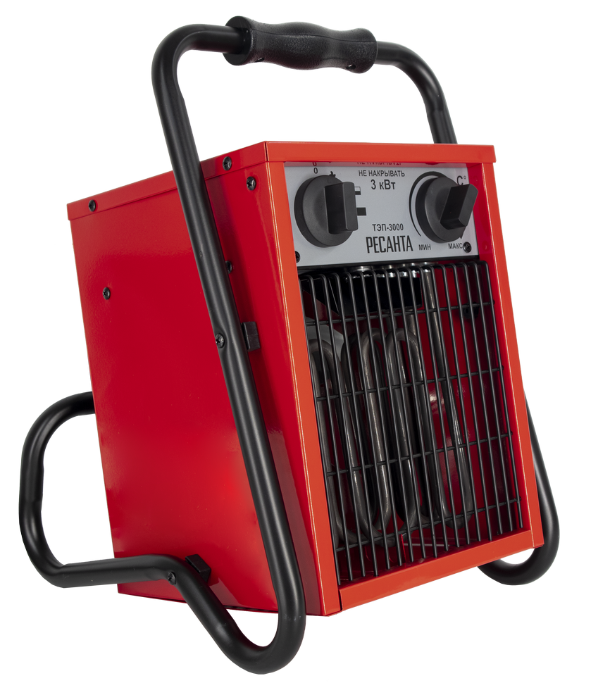 Электрическая тепловая пушка РЕСАНТА ТЭП-3000 купить по цене 4&nbsp;890 ₽ в интернет магазине ТЕХСАД