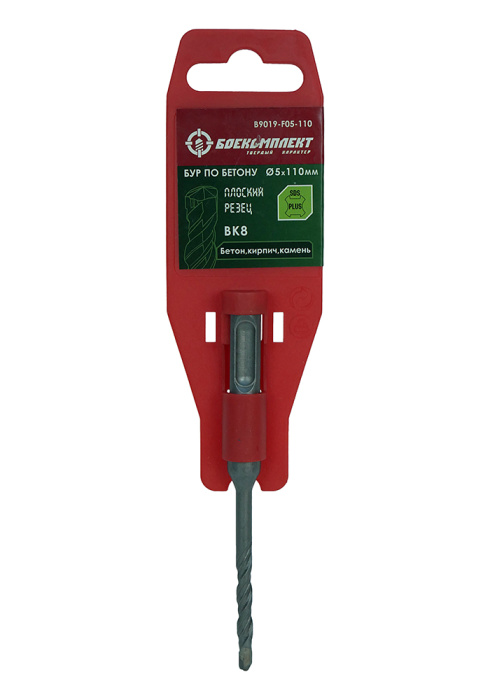 Бур SDS+ БОЕКОМПЛЕКТ B9019-F05-110 купить по цене 110 ₽ в интернет магазине ТЕХСАД