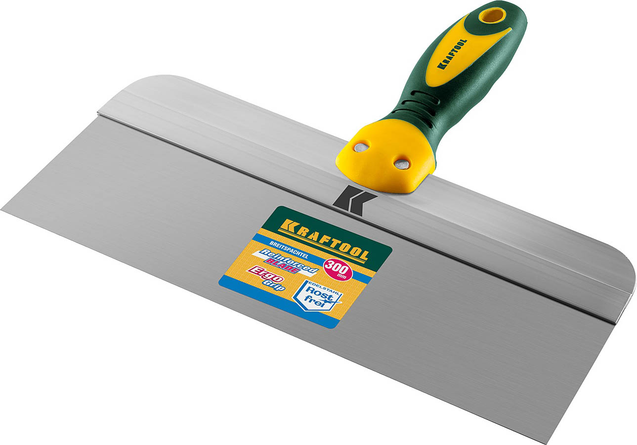 KRAFTOOL 300 мм, нержавеющее полотно, двухкомпонентная рукоятка, шпатель фасадный 10036-300 купить по цене 1&nbsp;470 ₽ в интернет магазине ТЕХСАД