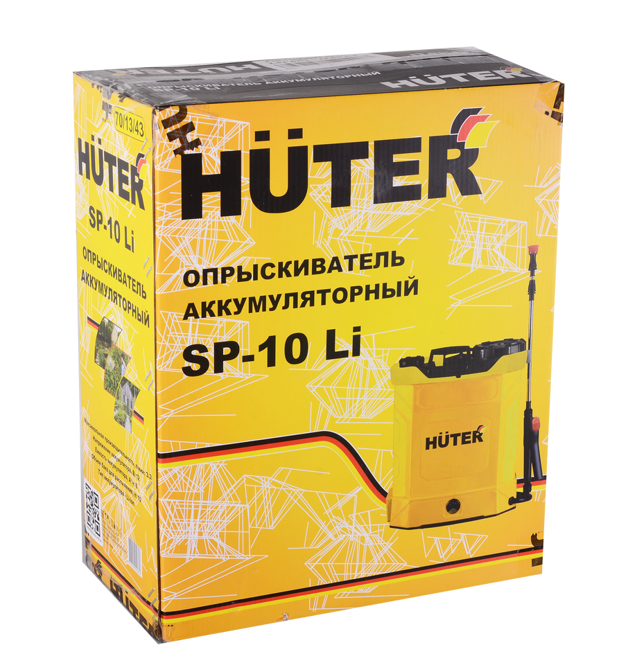 Опрыскиватель аккумуляторный Huter SP-10Li купить по цене 6&nbsp;590 ₽ в интернет магазине ТЕХСАД