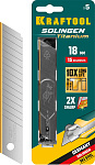 KRAFTOOL 18 мм, 5 шт, лезвия сегментированные TiN SGT-18 09606-TIN-18-S5_z02 купить по цене 500 ₽ в интернет магазине ТЕХСАД