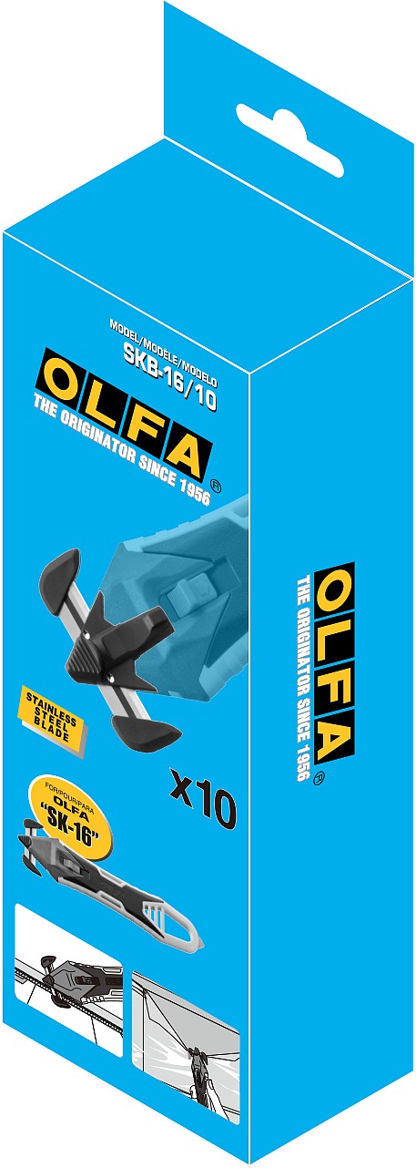 OLFA 10 шт., лезвие для ножа SK-16 OL-SKB-16/10 купить по цене 2&nbsp;430 ₽ в интернет магазине ТЕХСАД