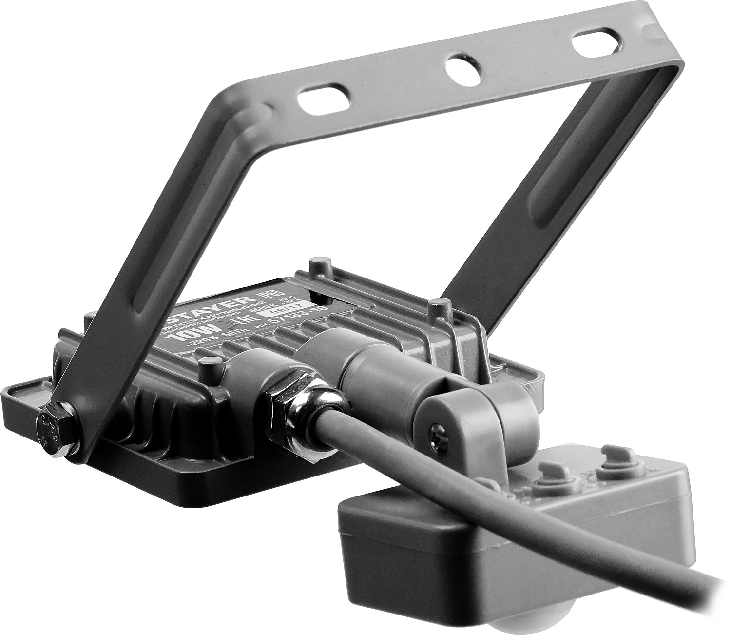 STAYER 10 Вт, LEDPro, датчик движения, прожектор светодиодный 57133-10 купить по цене 885 ₽ в интернет магазине ТЕХСАД