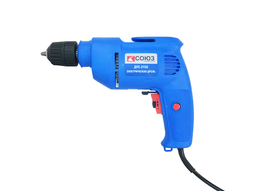 Дрель безударная СОЮЗ ДУС-2150 купить по цене 2&nbsp;150 ₽ в интернет магазине ТЕХСАД