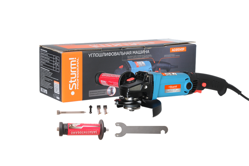 Болгарка (УШМ) Sturm! AG95141P купить по цене 6&nbsp;990 ₽ в интернет магазине ТЕХСАД