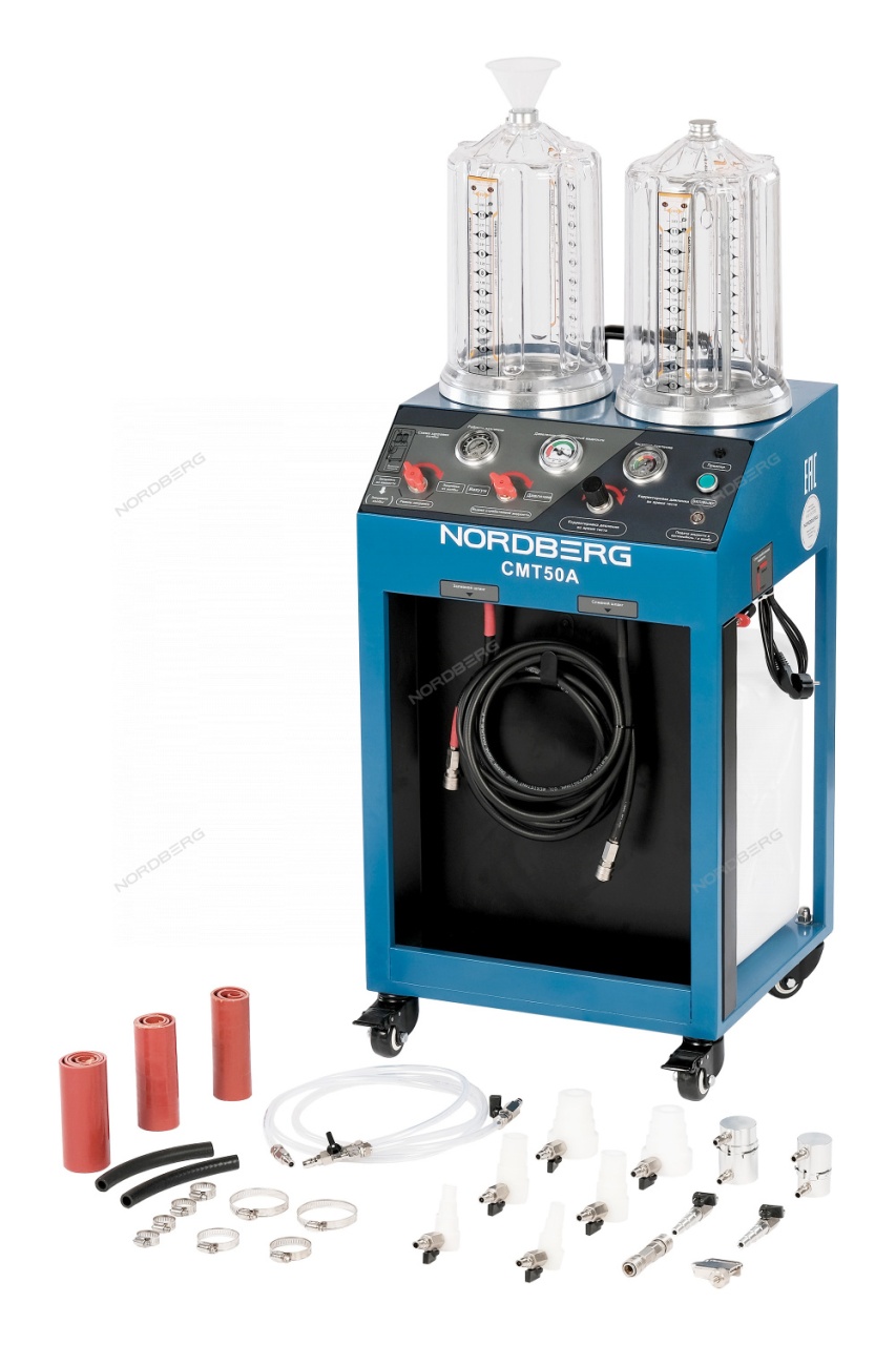 Установка для замены охлаждающей жидкости NORDBERG CMT50A купить по цене 76&nbsp;631 ₽ в интернет магазине ТЕХСАД