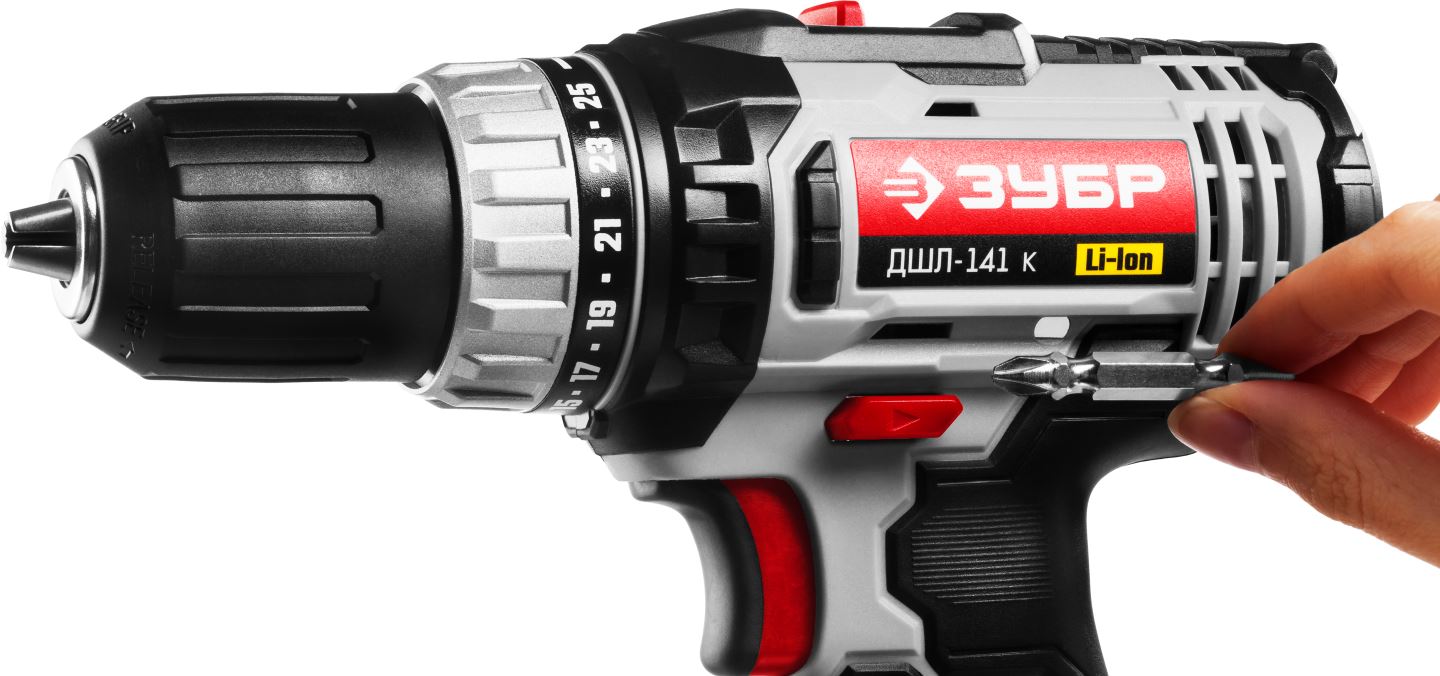 ЗУБР Li-Ion, 14.4 В, кейс, дрель-шуруповерт ДШЛ-141 К Стандарт купить по цене 3&nbsp;810 ₽ в интернет магазине ТЕХСАД