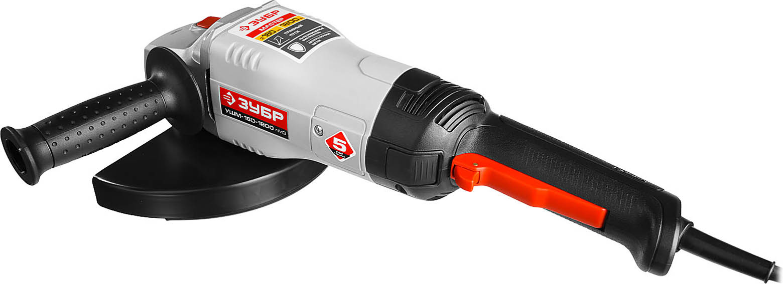 ЗУБР 1800 Вт, 180*22,2мм, углошлифовальная машина (болгарка) УШМ-180-1800 ПМ3 Мастер купить по цене 6&nbsp;720 ₽ в интернет магазине ТЕХСАД