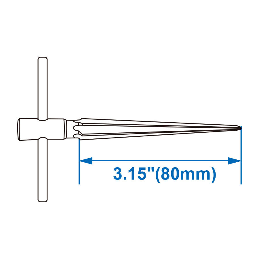 Развертка коническая 3-10 мм, ручная KING TONY 7E61001 купить по цене 2&nbsp;310 ₽ в интернет магазине ТЕХСАД