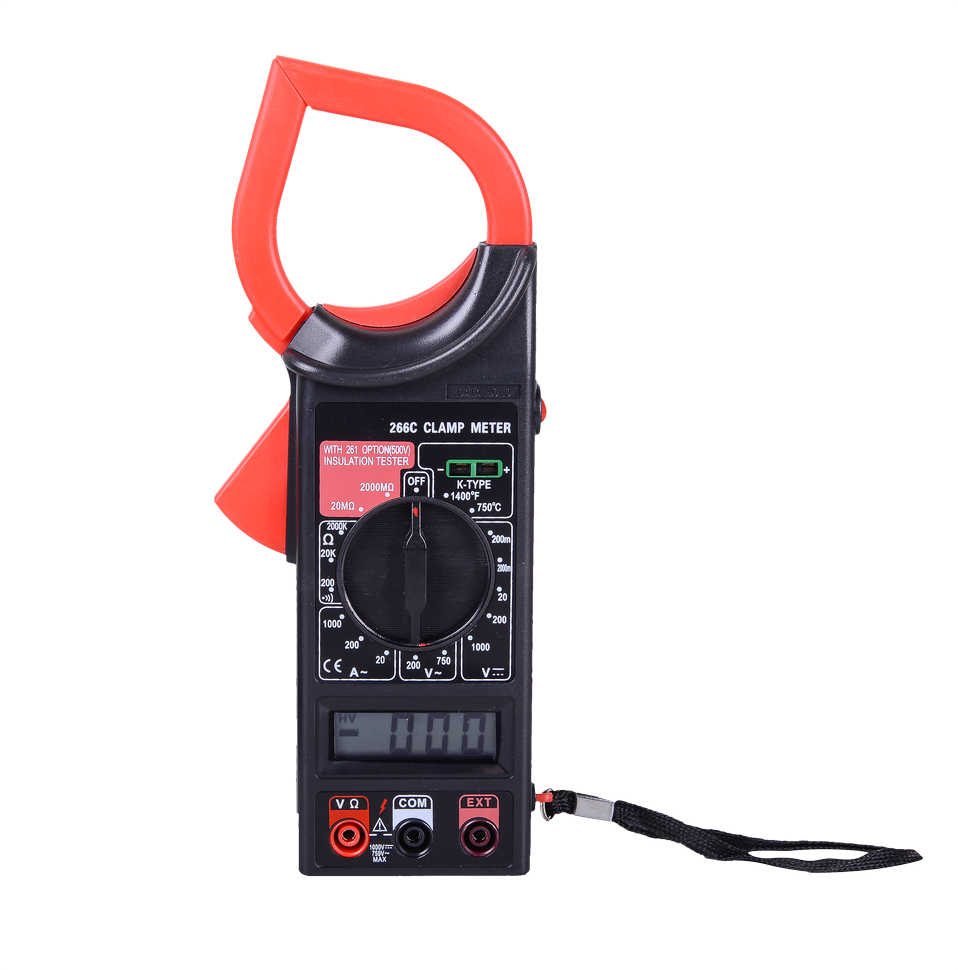 Токоизмерительные клещи DT266C (+измерение температуры) купить по цене 1&nbsp;740 ₽ в интернет магазине ТЕХСАД