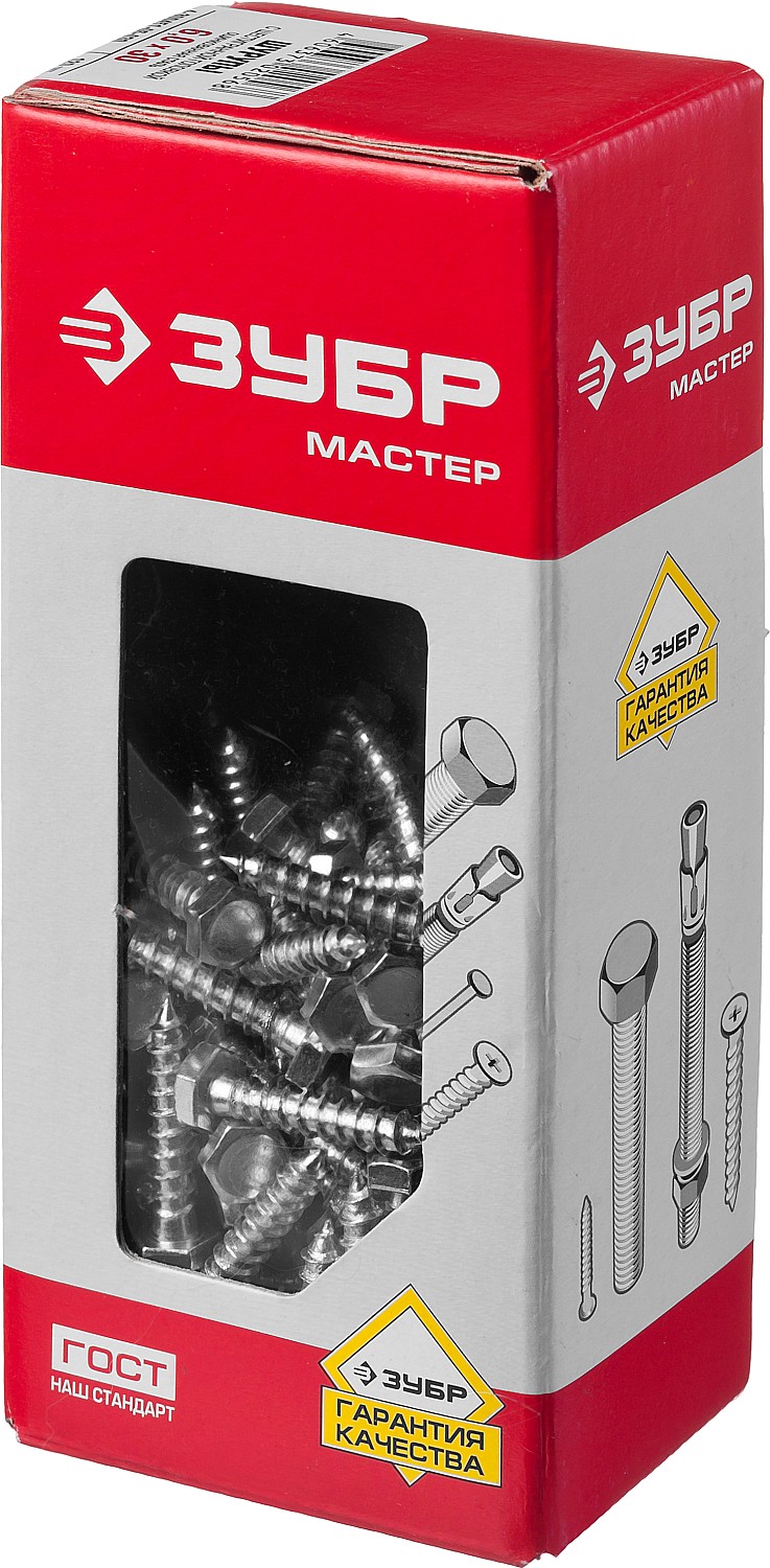 ЗУБР 30 х 6.0 мм, 120 шт., ШДШ шурупы с шестигранной головкой (DIN 571) 4-300451-06-030 Мастер купить по цене 216 ₽ в интернет магазине ТЕХСАД