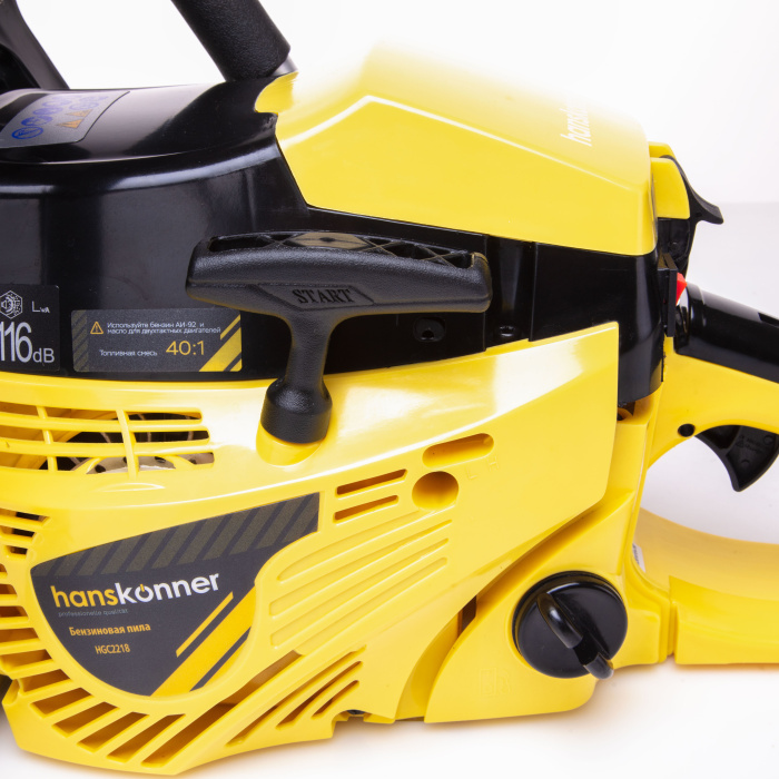 Бензопила Hanskonner HGC2218 купить по цене 16&nbsp;850 ₽ в интернет магазине ТЕХСАД