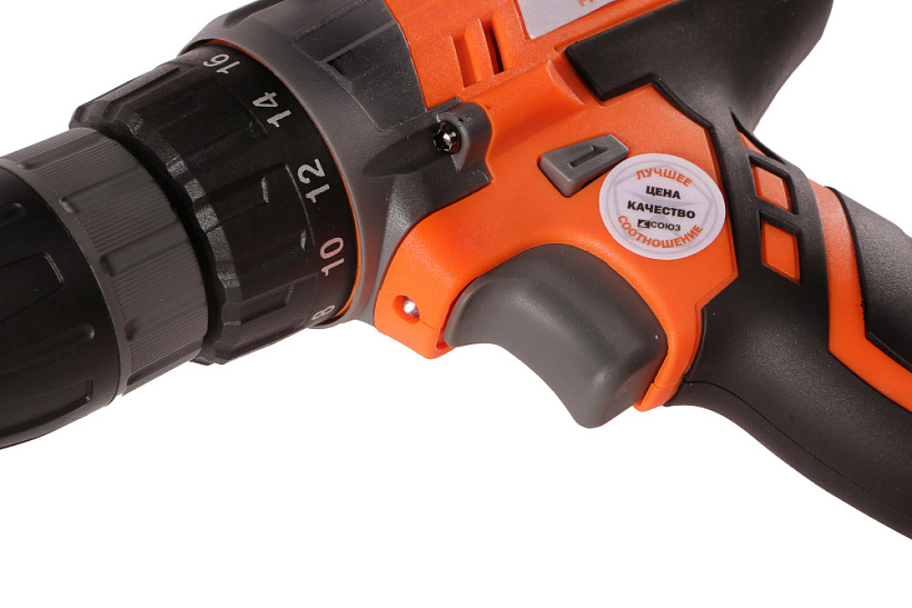 Аккумуляторный шуруповерт СОЮЗ ДШС-14К купить по цене 5&nbsp;650 ₽ в интернет магазине ТЕХСАД