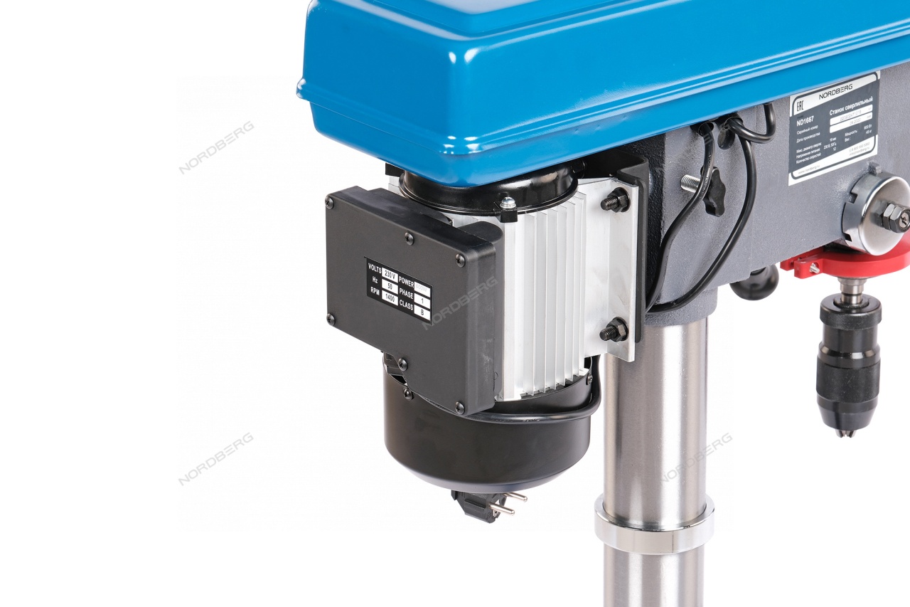 Станок вертикально-сверлильный 600 Вт NORDBERG ND1667 купить по цене 35&nbsp;254 ₽ в интернет магазине ТЕХСАД