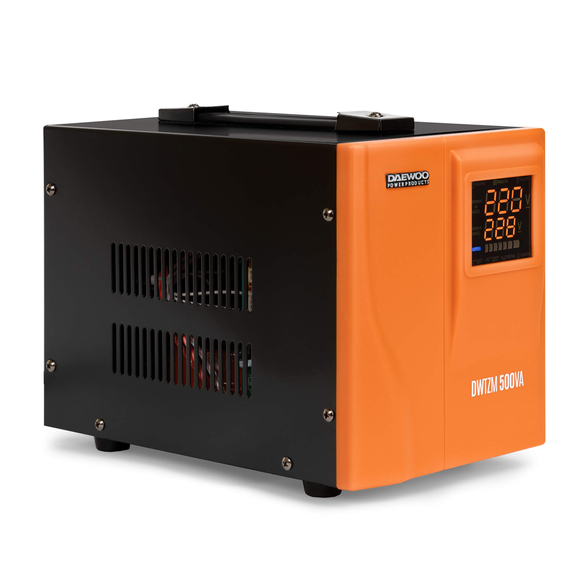 Стабилизатор напряжения DAEWOO DW‑TZM500VA купить по цене 4&nbsp;390 ₽ в интернет магазине ТЕХСАД