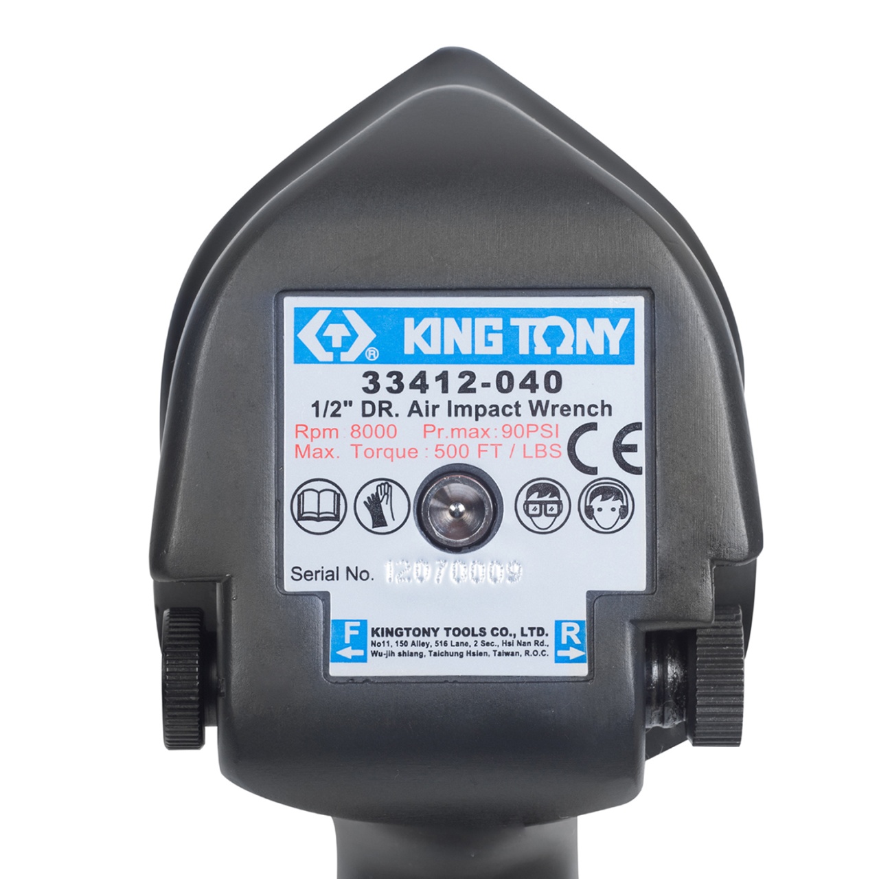 Гайковерт пневматический ударный 1/2'' 678 Hм, удлиненный KING TONY 33412-040 купить по цене 21&nbsp;350 ₽ в интернет магазине ТЕХСАД