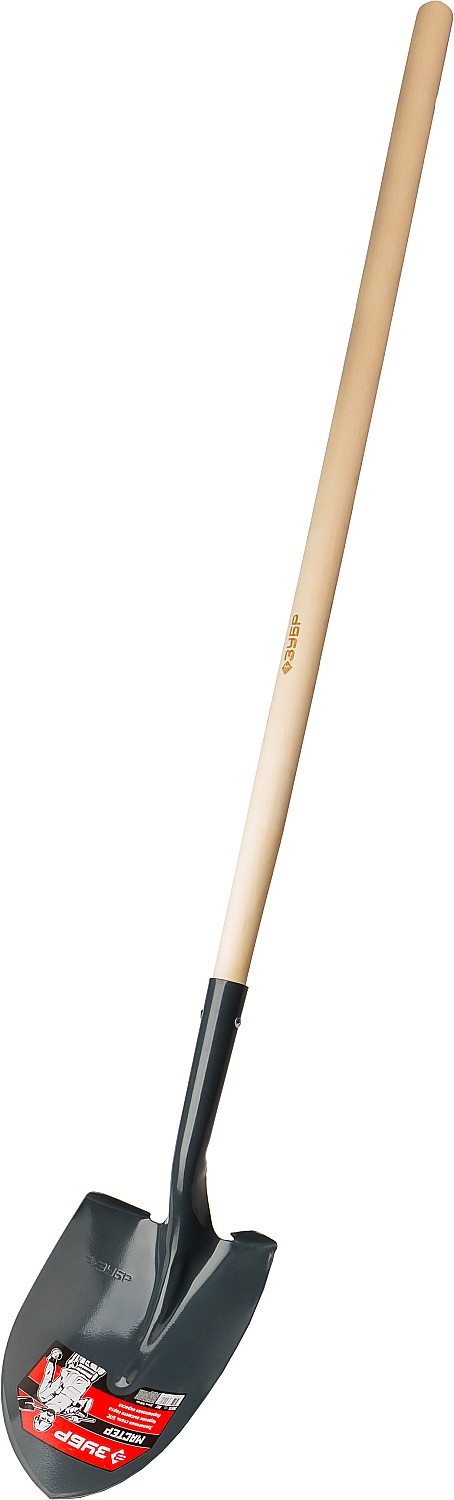 ЗУБР 474x215x1514 мм, стальное полотно, черенок из березы высшего сорта, лопата штыковая ЛСГ 39575 купить по цене 960 ₽ в интернет магазине ТЕХСАД