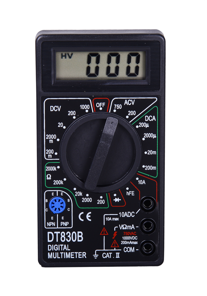 Мультиметр DT830B купить по цене 361 ₽ в интернет магазине ТЕХСАД