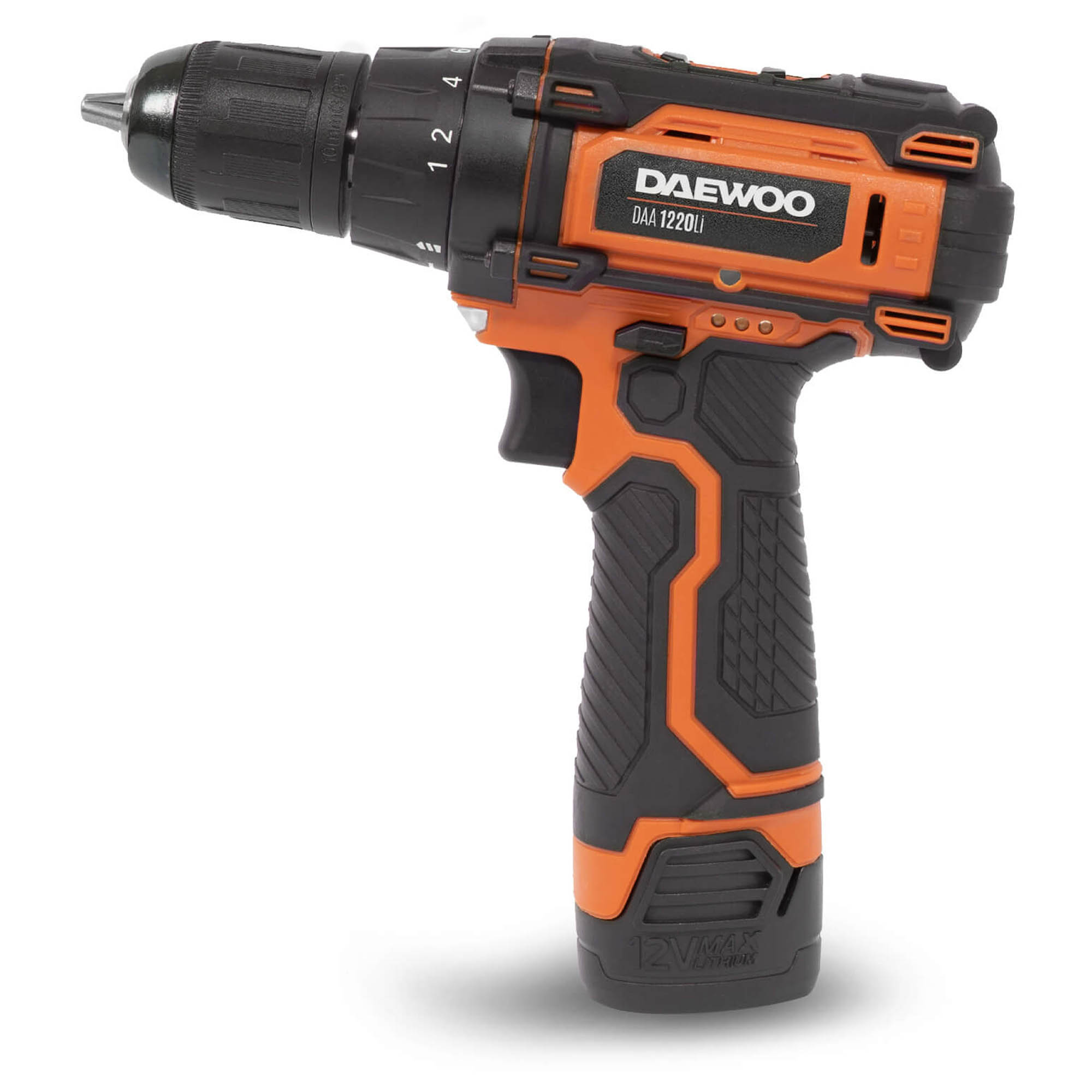 Дрель-шуруповерт аккумуляторная DAEWOO DAA 1220Li купить по цене 5&nbsp;490 ₽ в интернет магазине ТЕХСАД