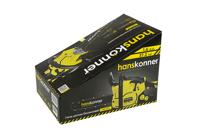Бензопила Hanskonner HGC1214 купить по цене 11&nbsp;990 ₽ в интернет магазине ТЕХСАД