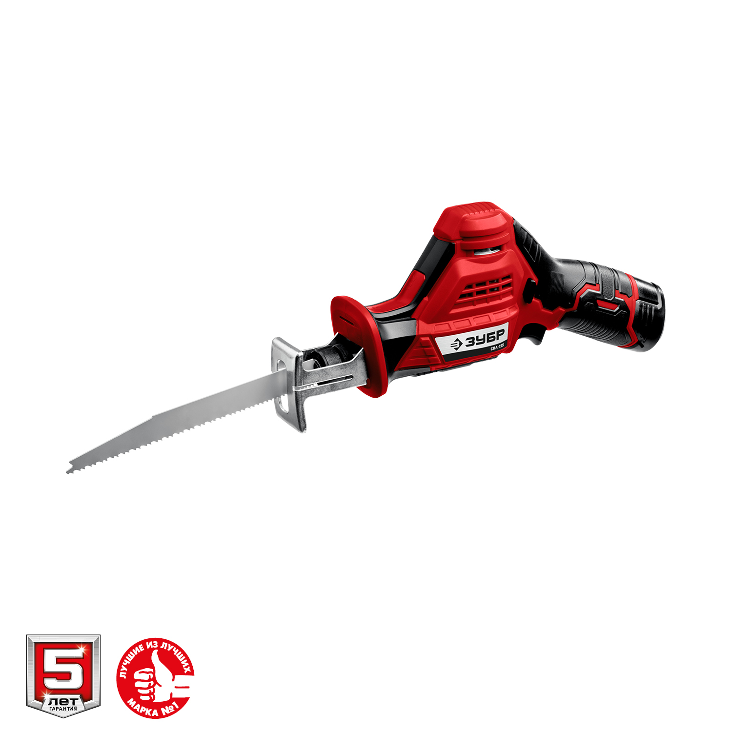 ЗУБР 12В, 1 АКБ (2Ач), в коробке, пила сабельная СПЛ-125-21 Мастер купить по цене 6&nbsp;340 ₽ в интернет магазине ТЕХСАД