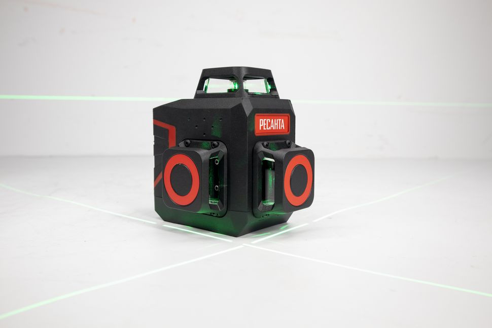 Построитель плоскостей лазерный Ресанта ПЛ-3Х360ШС Green купить по цене 13&nbsp;390 ₽ в интернет магазине ТЕХСАД
