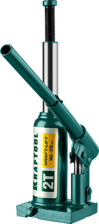 KRAFTOOL 2 т, 160-310 мм, домкрат гидравлический бутылочный сварной Kraft-Lift 43462-2_z01 купить по цене 2&nbsp;250 ₽ в интернет магазине ТЕХСАД