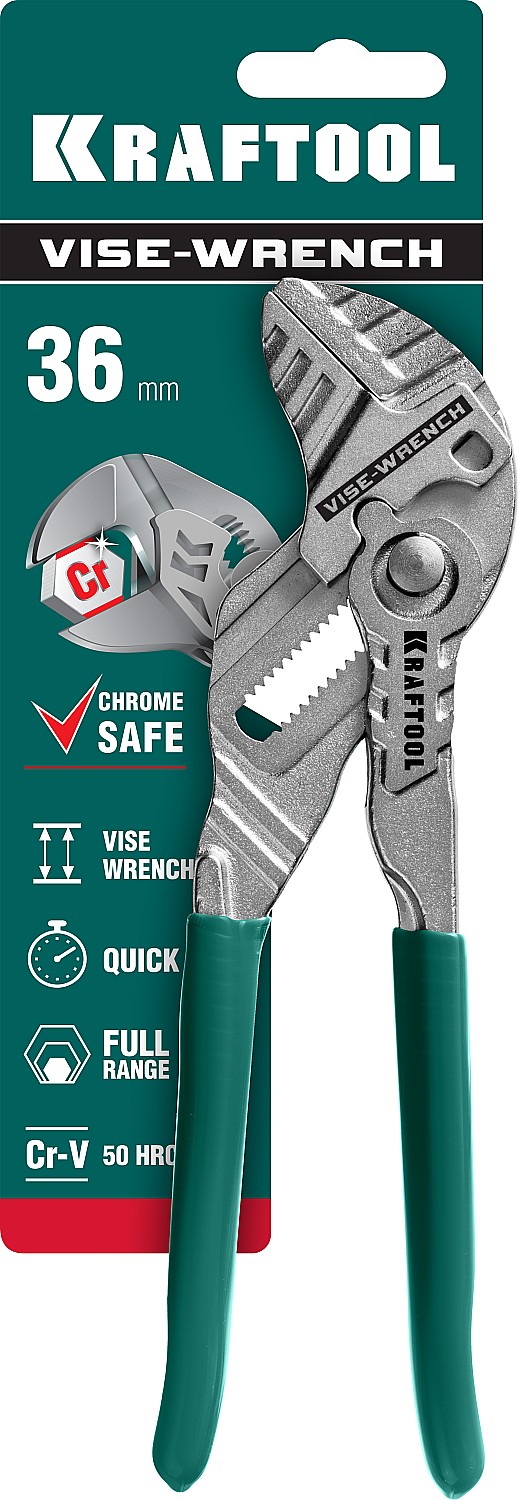 KRAFTOOL 180 мм, клещи переставные KNIX (Vise-Wrench) 22063 купить по цене 4&nbsp;000 ₽ в интернет магазине ТЕХСАД