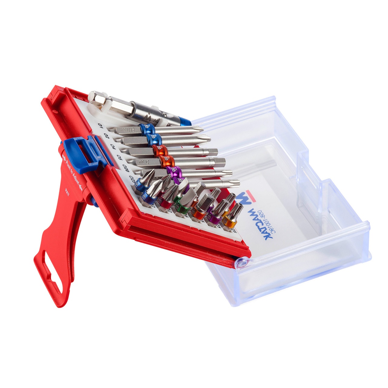 Набор вставок (бит) 1/4'', PH, PZ, Hex, Torx, Slotted, 19 предметов МАСТАК 058-10019C купить по цене 2&nbsp;600 ₽ в интернет магазине ТЕХСАД