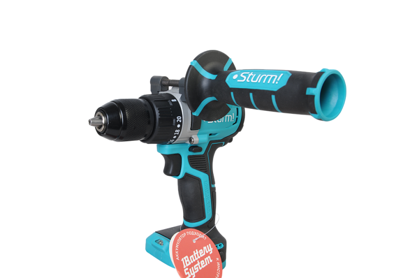Аккумуляторный шуруповерт Sturm! CD1880 купить по цене 6&nbsp;390 ₽ в интернет магазине ТЕХСАД