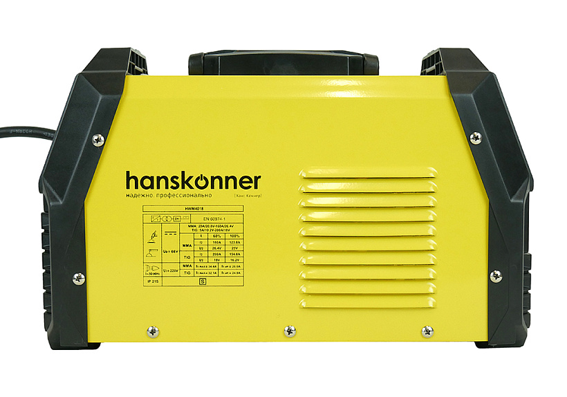 Сварочный инвертор Hanskonner HWM4018 купить по цене 19&nbsp;990 ₽ в интернет магазине ТЕХСАД